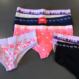 PINK elastic waist panties